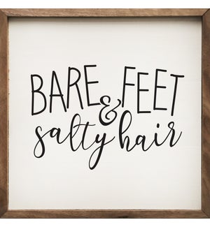 Bare Feet And Salty Hair White